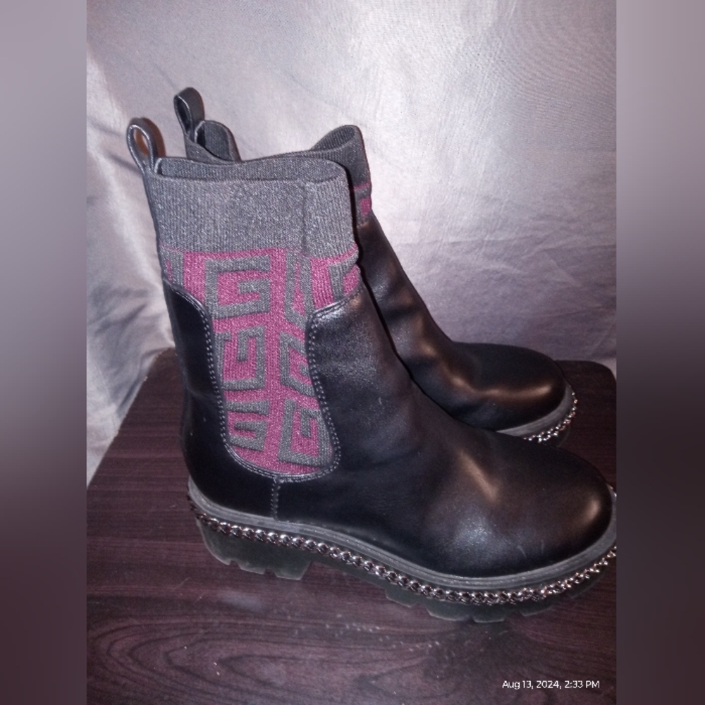 Guess faux leather Vardy fashion boots